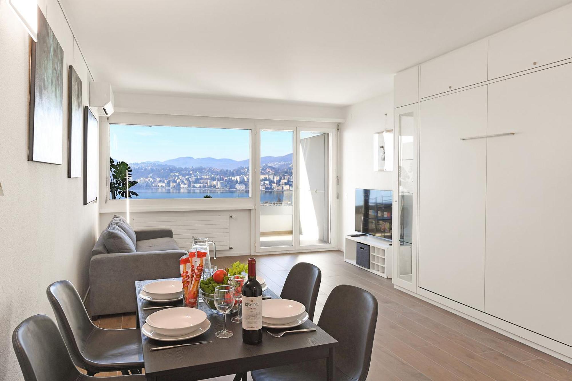 Apartment View And Art - Happy Castagnola